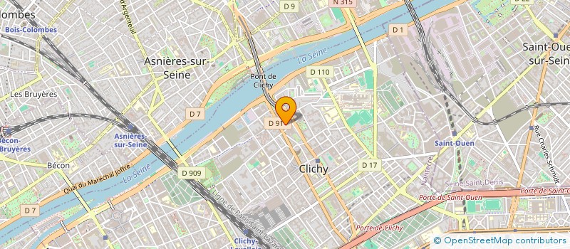 localisation de l'entreprise INDIVISION MASNIER PRUDHOMME  CLICHY