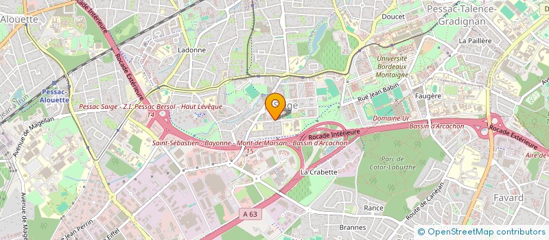 localisation de l'entreprise INDIVISION MASSAOUDI à PESSAC