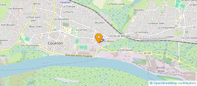 localisation de l'entreprise INDIVISION MASSARD ET FLEURY à COUERON