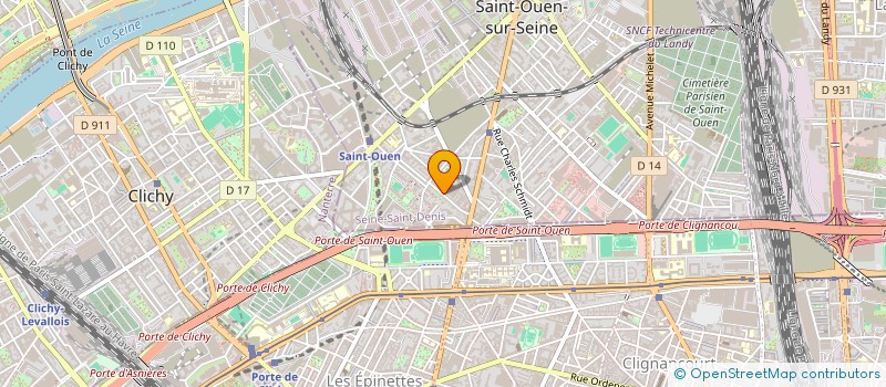 localisation de l'entreprise INDIVISION MASSE EL OUATIQ  SAINT-OUEN-SUR-SEINE