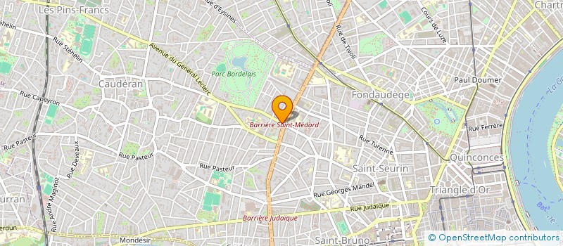 localisation de l'entreprise INDIVISION MASSIE  BORDEAUX