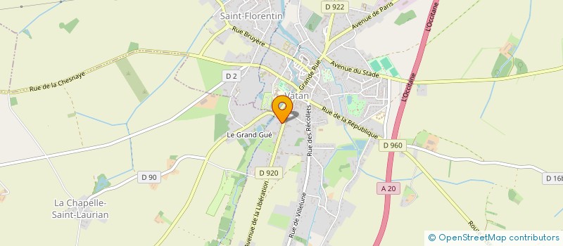 localisation de l'entreprise INDIVISION MASSON à VATAN