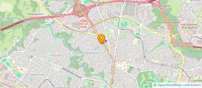 localisation de l'entreprise INDIVISION MASSON à ORVAULT