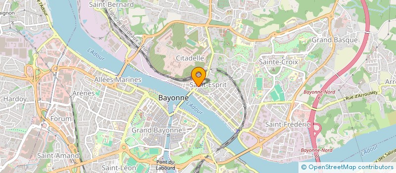 localisation de l'entreprise INDIVISION MASSON à BAYONNE