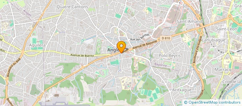 localisation de l'entreprise INDIVISION MASSON ANTOINE ET CORREGES ANNE  ANGLET