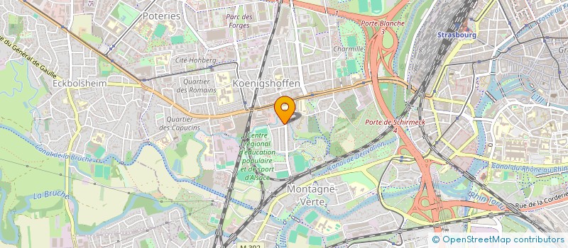 localisation de l'entreprise INDIVISION MATHILDE ET THIBAUT  STRASBOURG