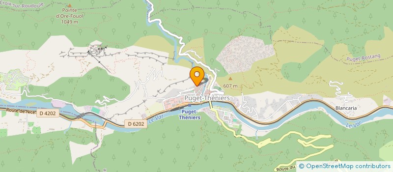 localisation de l'entreprise INDIVISION MATHILDE MAZZELLA DI BOSCO MATHIEU CAPPELLETTI  PUGET-THENIERS