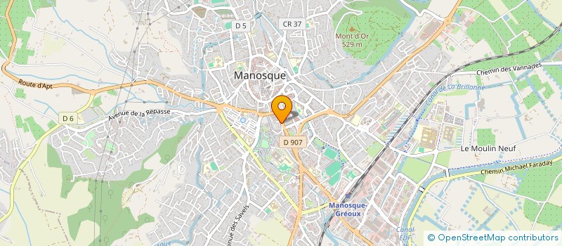 localisation de l'entreprise INDIVISION MATHOULIN RENE à MANOSQUE