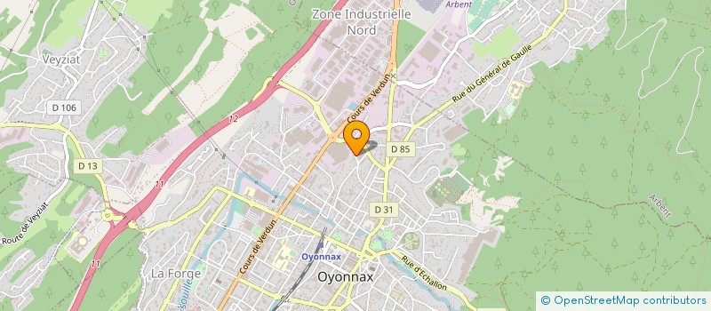 localisation de l'entreprise INDIVISION MATHY MERMET à OYONNAX