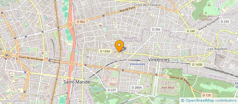 localisation de l'entreprise INDIVISION MATTOS DE OLIVEIRA/ SIVANAYAGAM à MONTREUIL