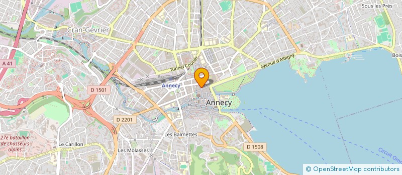 localisation de l'entreprise INDIVISION MATTUZZI MICHALLAT à ANNECY