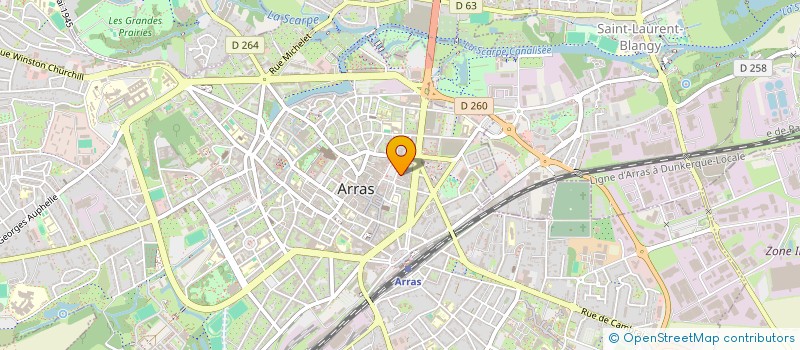 localisation de l'entreprise INDIVISION MATUSZAK  ARRAS