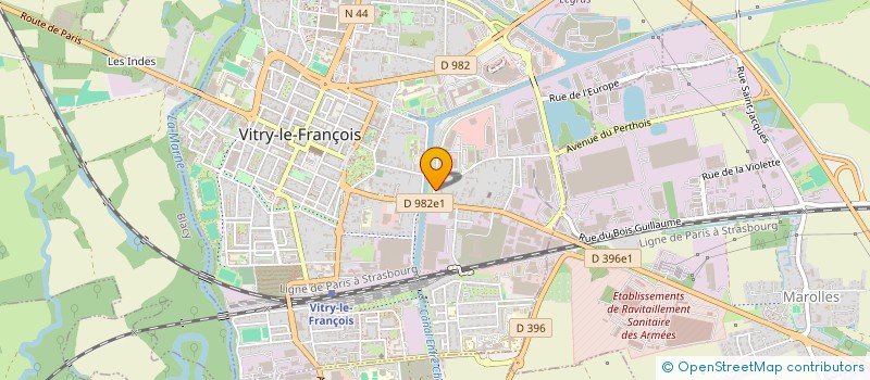 localisation de l'entreprise INDIVISION MAUBACQ à VITRY-LE-FRANCOIS