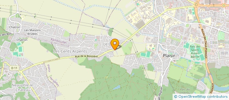 localisation de l'entreprise INDIVISION MAUBERQUEZ VERDIER  PLAISIR