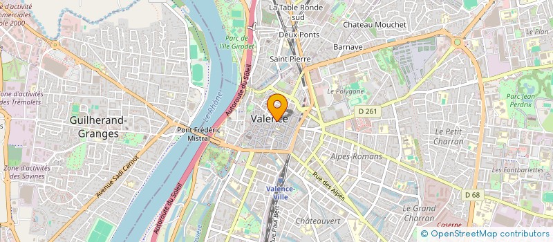 localisation de l'entreprise INDIVISION MAUCHAMP PHILIPPE ET VINCENT  VALENCE