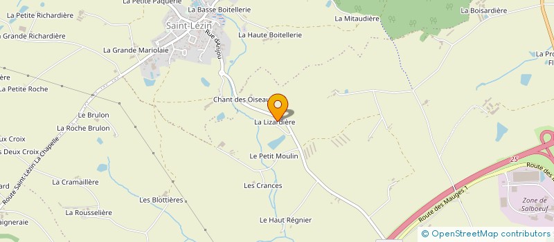 localisation de l'entreprise INDIVISION MAUGIN à CHEMILLE-EN-ANJOU
