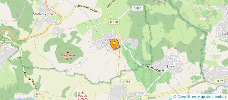 localisation de l'entreprise INDIVISION MAUGOURD  CLERMONT-FERRAND