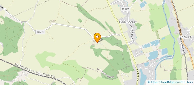 localisation de l'entreprise INDIVISION MAUGRAS BOSC-ROGER  LE PLESSIS-HEBERT