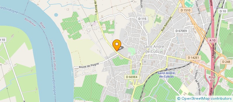 localisation de l'entreprise INDIVISION MAURA  SAINT-ANDRE-DE-CUBZAC