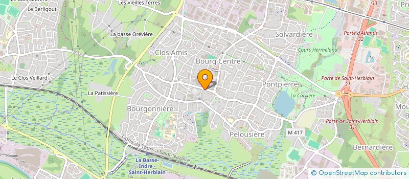 localisation de l'entreprise INDIVISION MAURAS JFC  SAINT-HERBLAIN