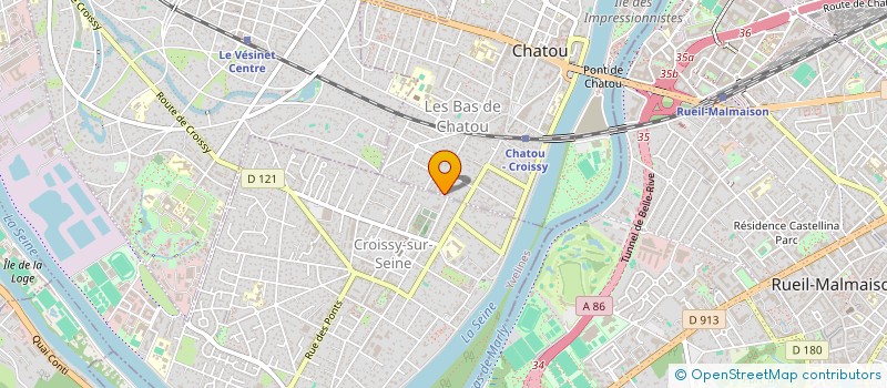 localisation de l'entreprise INDIVISION MAUREL BEAUCOUSIN  CHATOU