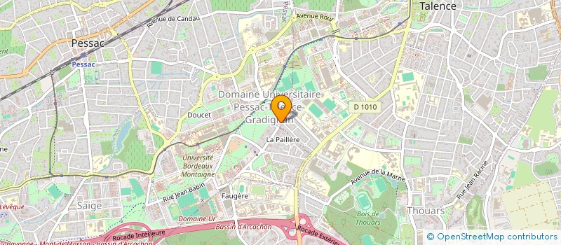 localisation de l'entreprise INDIVISION MAURIAC & ARRIETA à PESSAC