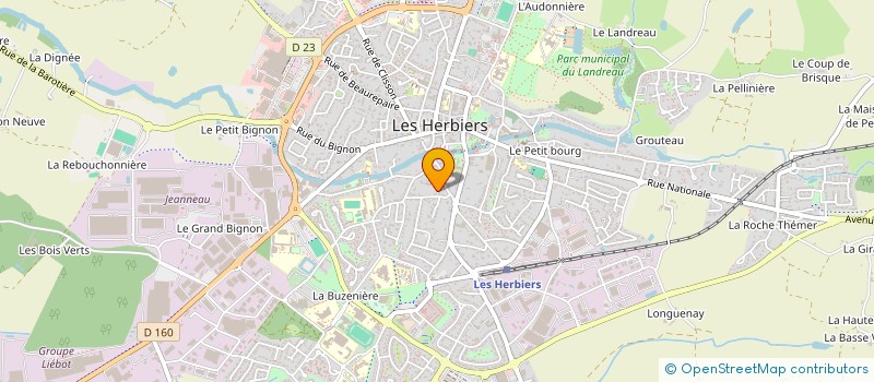 localisation de l'entreprise INDIVISION MAURIANGE ET GUILLEMET  LES HERBIERS