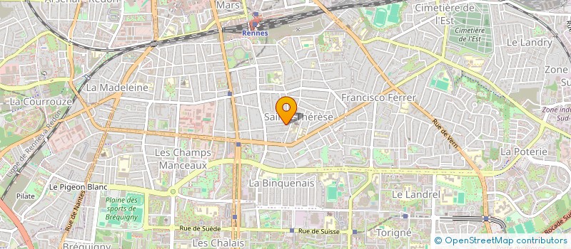 localisation de l'entreprise INDIVISION MAURICE LANEYRIE  RENNES