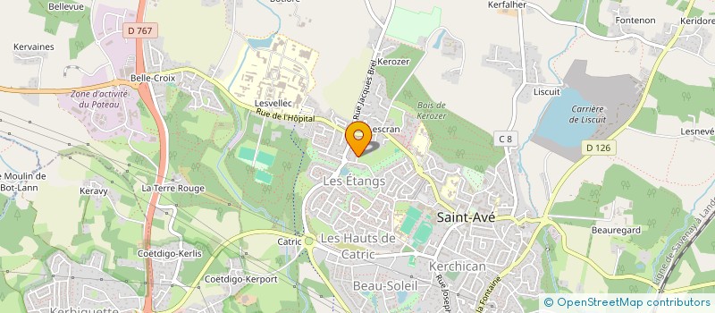 localisation de l'entreprise INDIVISION MAURY  SAINT-AVE