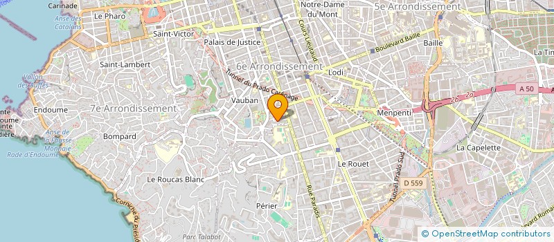 localisation de l'entreprise INDIVISION : MAX GILLE - MARTIN CHASSAGNE à MARSEILLE