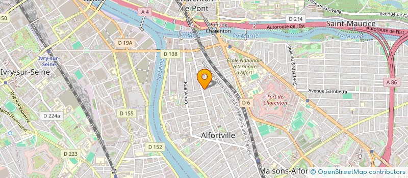 localisation de l'entreprise INDIVISION MAXIMILIEN DREVETON TRACY TREPY à ALFORTVILLE