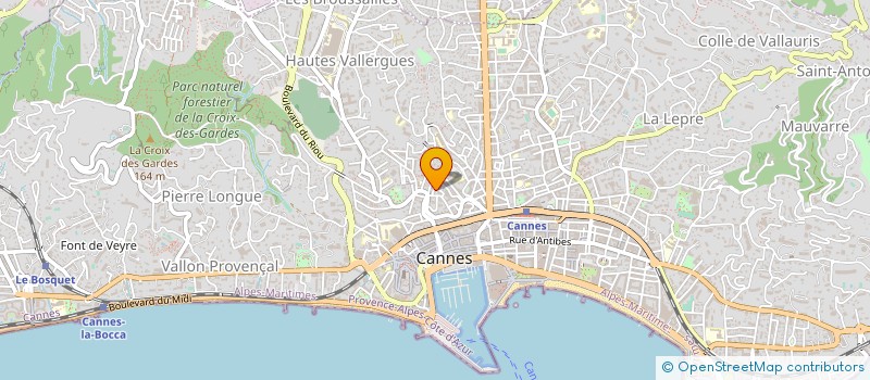 localisation de l'entreprise INDIVISION MAYER BOIDIN à CANNES