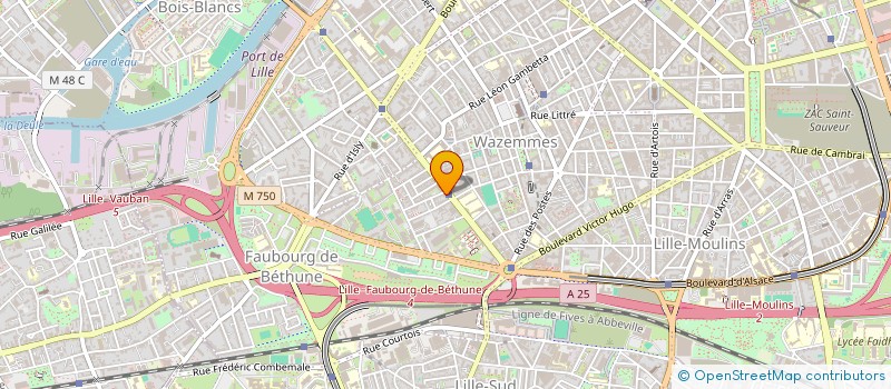 localisation de l'entreprise INDIVISION MAYETTE M ET JL à LILLE