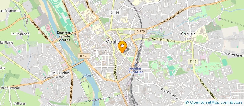 localisation de l'entreprise INDIVISION MAYMAT à MOULINS
