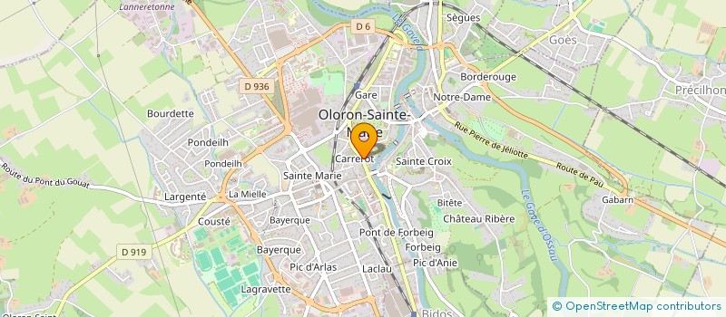 localisation de l'entreprise INDIVISION MAZARS STEVE ET CHRISTELLE  OLORON-SAINTE-MARIE