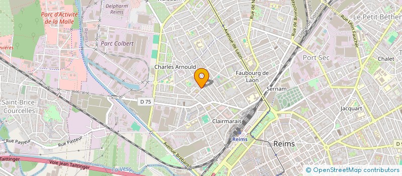 localisation de l'entreprise INDIVISION MAZY L.M.N.P.  REIMS