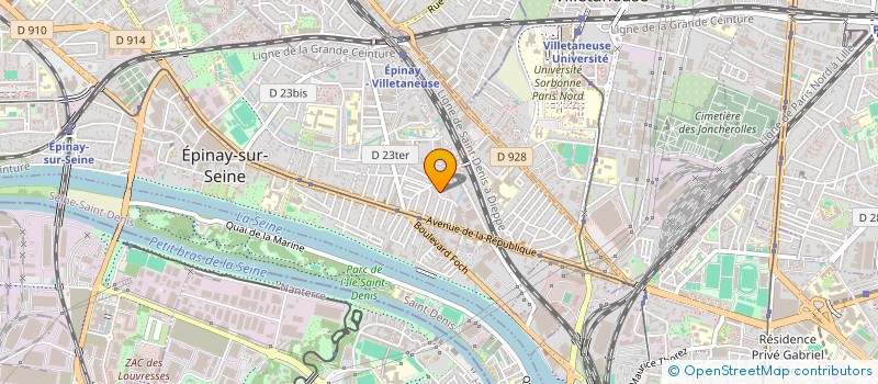 localisation de l'entreprise INDIVISION MBAKOP NOUTCHA ZAPFACK DJIOGUE à EPINAY-SUR-SEINE