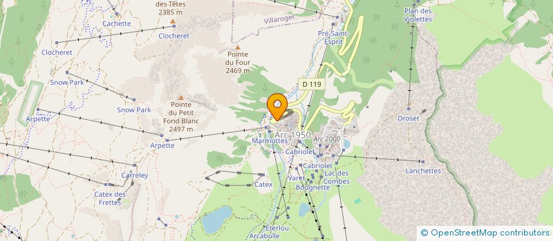 localisation de l'entreprise INDIVISION MC NALLY GARY ET VERC  BOURG-SAINT-MAURICE