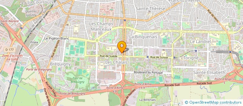 localisation de l'entreprise INDIVISION MCCARTHY LEGEIN  RENNES