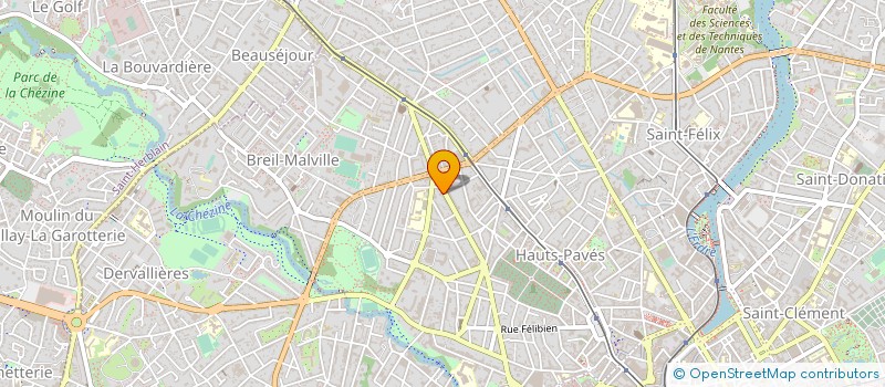 localisation de l'entreprise INDIVISION MDP -F.DEBEIR à NANTES