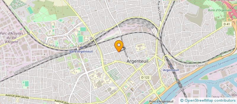 localisation de l'entreprise INDIVISION MECHERI  ARGENTEUIL