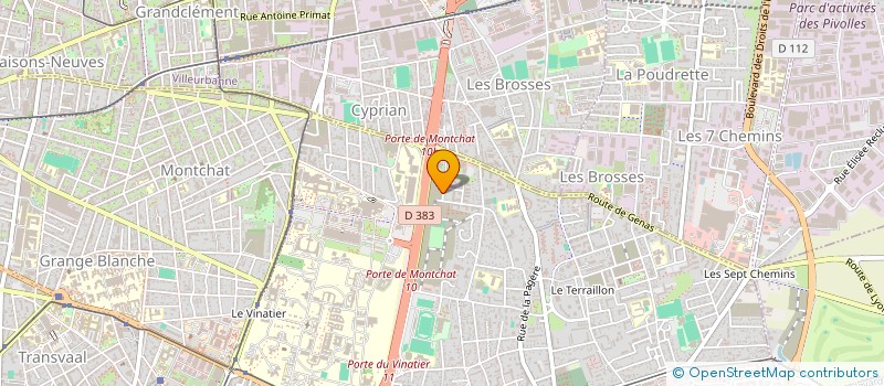 localisation de l'entreprise INDIVISION MEHL / BONNERY  BRON