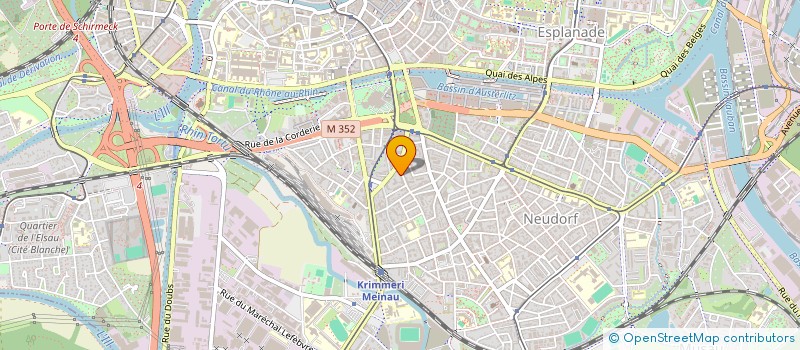 localisation de l'entreprise INDIVISION MEISS  STRASBOURG