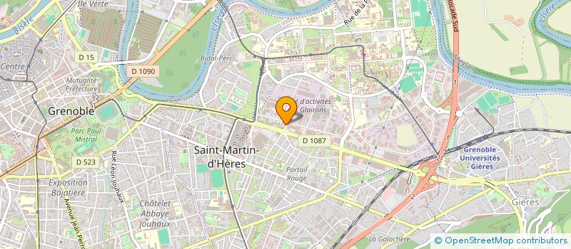 localisation de l'entreprise INDIVISION MEJEAN / COULOMB  SAINT-MARTIN-D'HERES