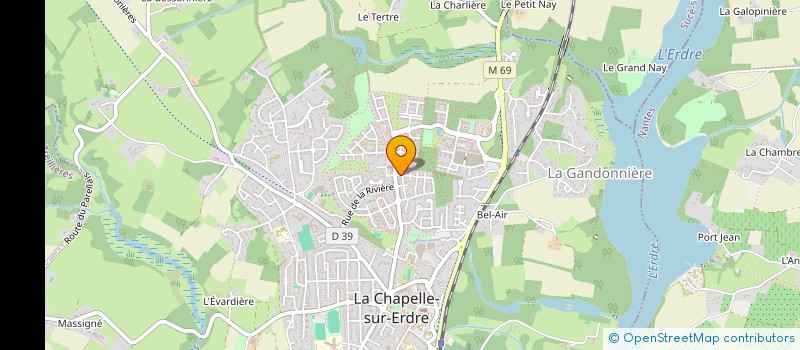 localisation de l'entreprise INDIVISION MELE ET RIVET  LA CHAPELLE-SUR-ERDRE