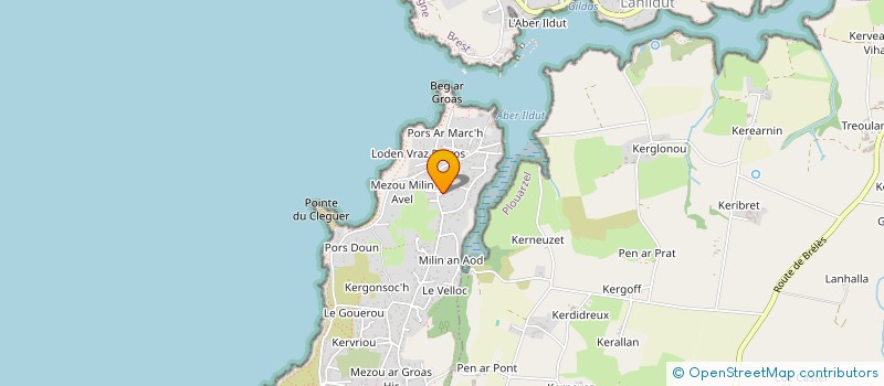 localisation de l'entreprise INDIVISION MELLAZA H ET M  LAMPAUL-PLOUARZEL