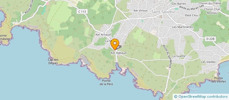 localisation de l'entreprise INDIVISION MELLIERE - DESPLATS  L'ILE-D'YEU