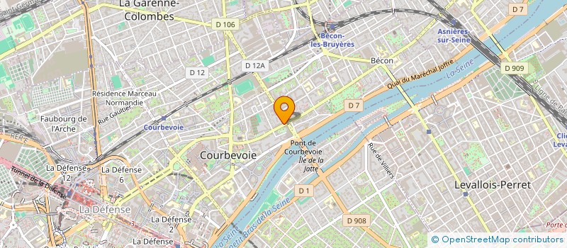 localisation de l'entreprise INDIVISION MELLOUL à COURBEVOIE