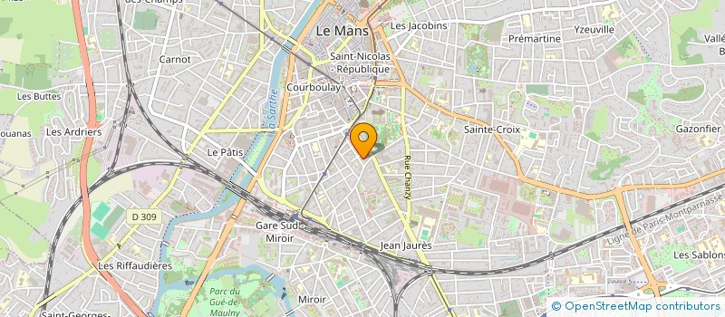 localisation de l'entreprise INDIVISION MELON BATTAREL  LE MANS