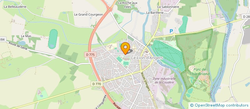 localisation de l'entreprise INDIVISION MENANT GILLARD à LE LION D'ANGERS